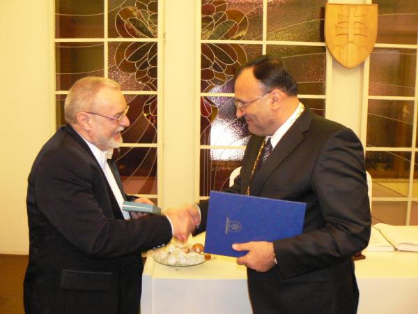 Cena mesta Topoľčany – Strieborná plaketa Doc. Mgr. art. Pavol Procházka Cena mesta Topoľčany – Strieborná plaketa Doc. Mgr. art. Pavol Procházka