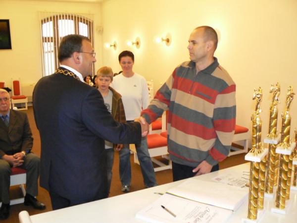 Prijatie členov Karate klubu Topoľčany Prijatie členov Karate klubu Topoľčany