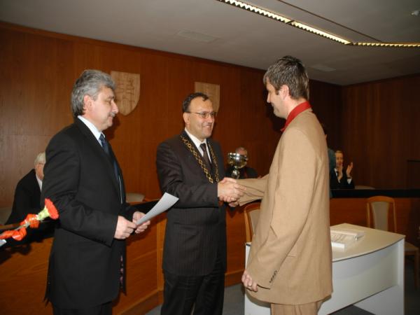 Vyhodnotenie najúspešnejších športovcov mesta Topoľčany za r. 2008 Vyhodnotenie najúspešnejších športovcov mesta Topoľčany za r. 2008