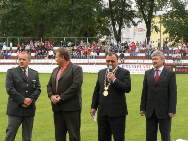 Odovzdávanie Pocty primátora mesta mjr. Pavlovi Dvorskému a kpt. Antonovi Kubričanovi Odovzdávanie Pocty primátora mesta mjr. Pavlovi Dvorskému a kpt. Antonovi Kubričanovi