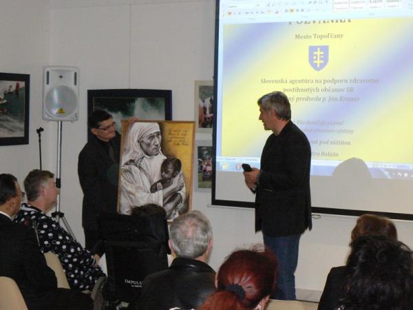 Vernisáž výstavy „Umelecké reflexy zdravotne postihnutých občanov SR „ Vernisáž výstavy „Umelecké reflexy zdravotne postihnutých občanov SR „