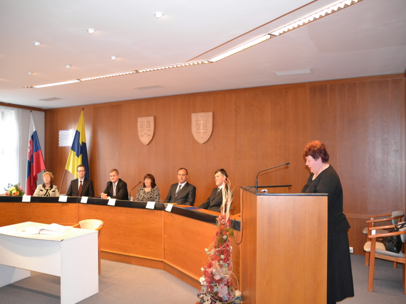Fotogaléria Odovzdanie Ceny mesta Topoľčany – striebornej plakety, Tribečskému múzeu v Topoľčanoch (4) Odovzdanie Ceny mesta Topoľčany – striebornej plakety, Tribečskému múzeu v Topoľčanoch