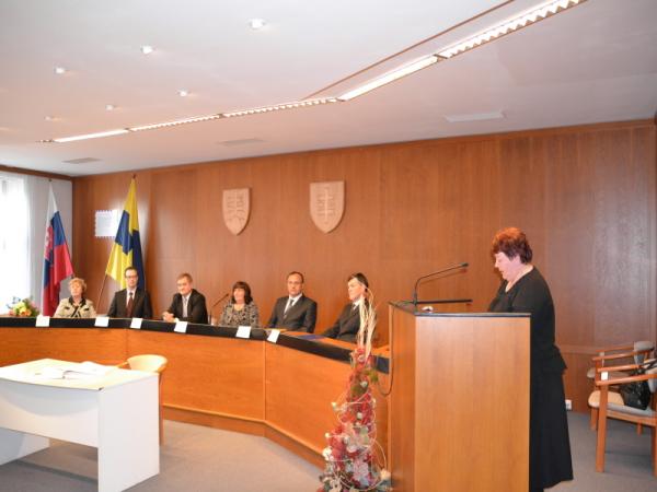 Odovzdanie Ceny mesta Topoľčany – striebornej plakety, Tribečskému múzeu v Topoľčanoch Odovzdanie Ceny mesta Topoľčany – striebornej plakety, Tribečskému múzeu v Topoľčanoch