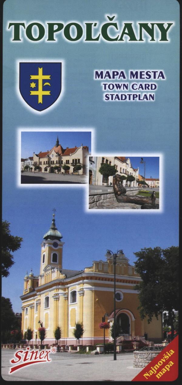 Mapa mesta Topoľčany /skladačka/ Mapa mesta Topoľčany /skladačka/