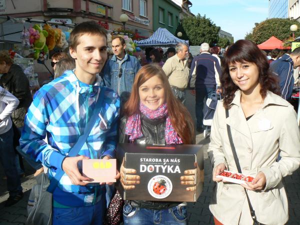 Zbierka Lienka pomoci v meste Topoľčany Zbierka Lienka pomoci v meste Topoľčany