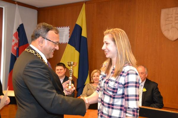 Vyhodnotenie najúspešnejších športovcov mesta Topoľčany za rok 2014 Vyhodnotenie najúspešnejších športovcov mesta Topoľčany za rok 2014