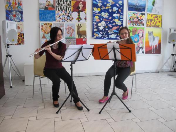 Dychový koncert žiakov ZUŠ L. Mokrého v Topoľčanoc Dychový koncert žiakov ZUŠ L. Mokrého v Topoľčanoc