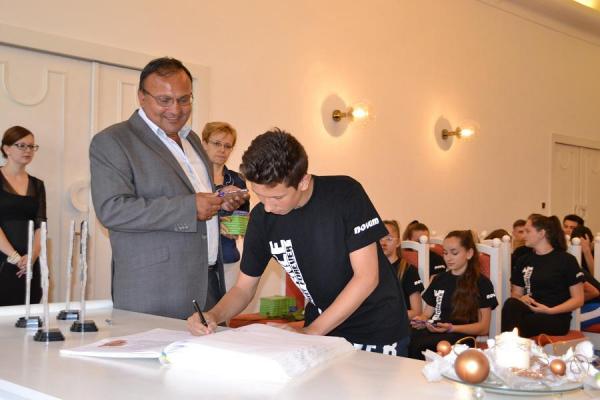 Prijatie primátorom mesta – tanečný klub Novum 2015 Prijatie primátorom mesta – tanečný klub Novum 2015