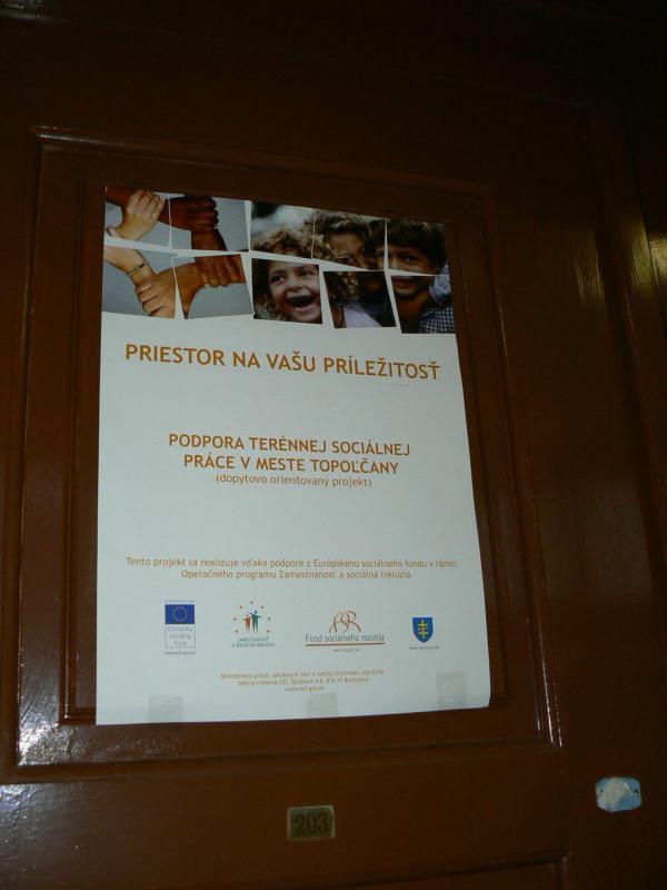 Označenie priestorov realizácie projektu Označenie priestorov realizácie projektu