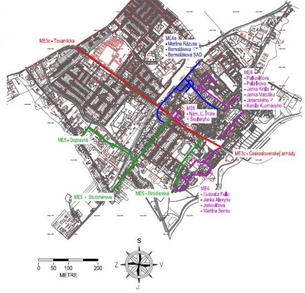Mapa realizácie projektu Mapa realizácie projektu