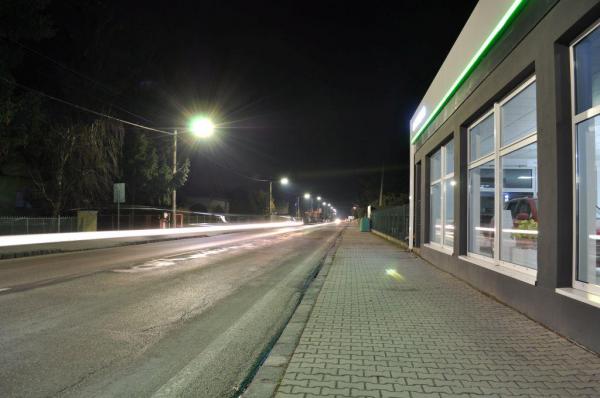 Verejné osvetelnie po realizácii - Ulica Stummerov Verejné osvetelnie po realizácii - Ulica Stummerov