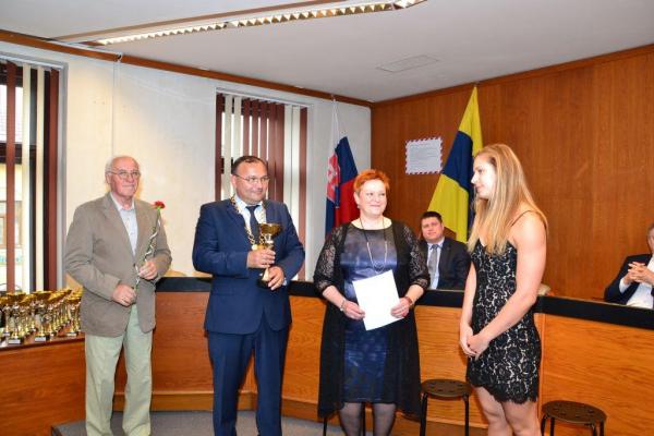 Vyhodnotenie najúspešnejších športovcov mesta Topo Vyhodnotenie najúspešnejších športovcov mesta Topo