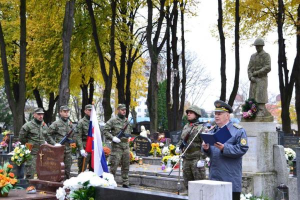 Pietna spomienka k 99. výročiu ukončenia I. svetov Pietna spomienka k 99. výročiu ukončenia I. svetov