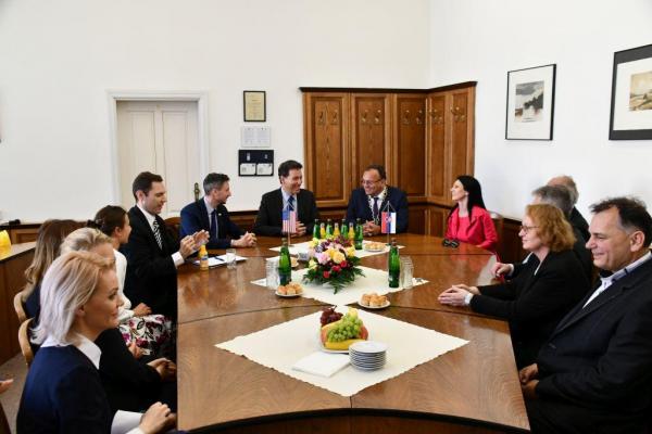 Návšteva veľvyslanca USA na Slovensku pána Adama S Návšteva veľvyslanca USA na Slovensku pána Adama S